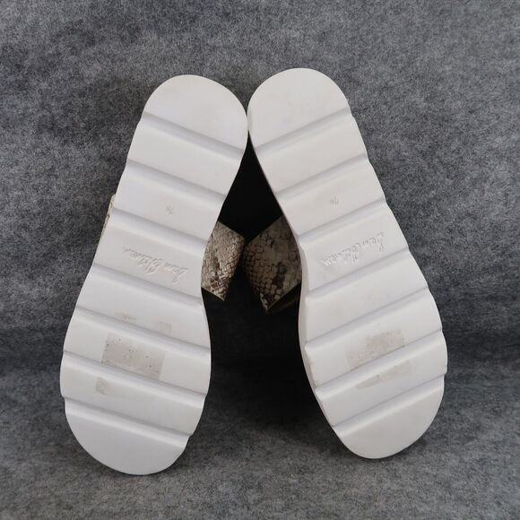 Sam Edelman Shoes Womens 7.5 Sandal Slides Platform Casual Snake Double Strap - Picture 11 of 14